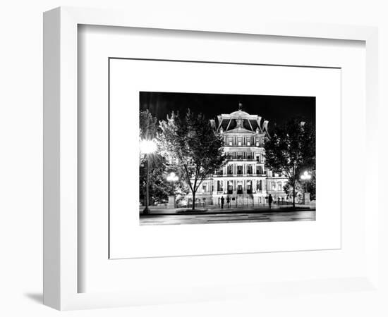 Eisenhower Executive Office Building Entrance (Eeob), West of the White House, Washington D.C-Philippe Hugonnard-Framed Art Print