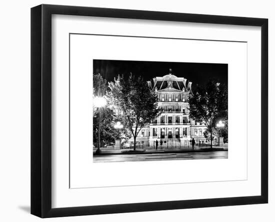 Eisenhower Executive Office Building Entrance (Eeob), West of the White House, Washington D.C-Philippe Hugonnard-Framed Art Print