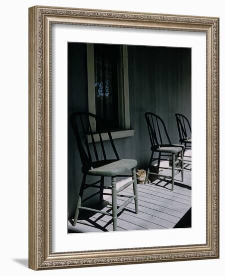 Eisie's Chairs-Alfred Eisenstaedt-Framed Photographic Print