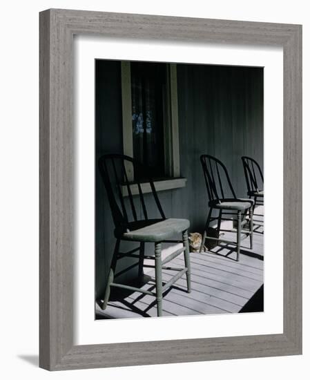 Eisie's Chairs-Alfred Eisenstaedt-Framed Photographic Print