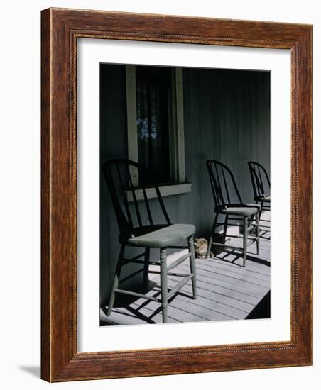 Eisie's Chairs-Alfred Eisenstaedt-Framed Photographic Print