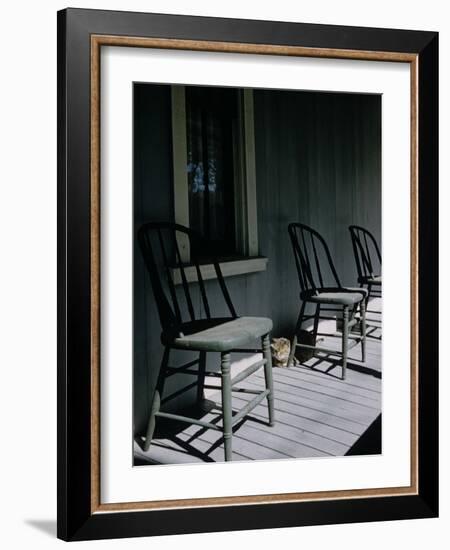 Eisie's Chairs-Alfred Eisenstaedt-Framed Photographic Print