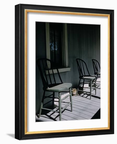 Eisie's Chairs-Alfred Eisenstaedt-Framed Photographic Print