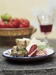 Italian Snack with Hard Cured Sausage, Olives and Cheese-Eising Studio - Food Photo and Video-Photographic Print