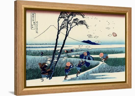 Ejiri in the Suruga Province, c.1830-Katsushika Hokusai-Framed Premier Image Canvas