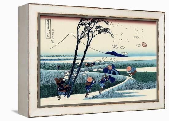 Ejiri in the Suruga Province, c.1830-Katsushika Hokusai-Framed Premier Image Canvas