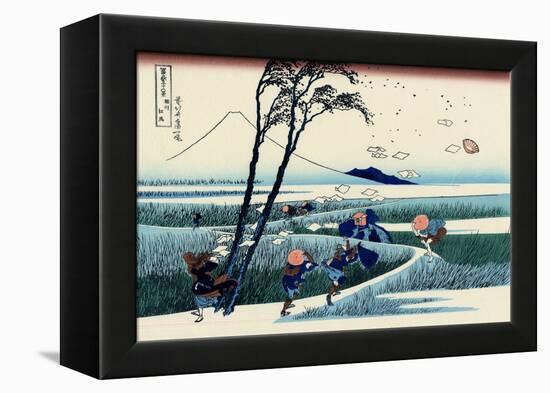 Ejiri in the Suruga Province, c.1830-Katsushika Hokusai-Framed Premier Image Canvas