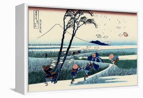 Ejiri in the Suruga Province, c.1830-Katsushika Hokusai-Framed Premier Image Canvas