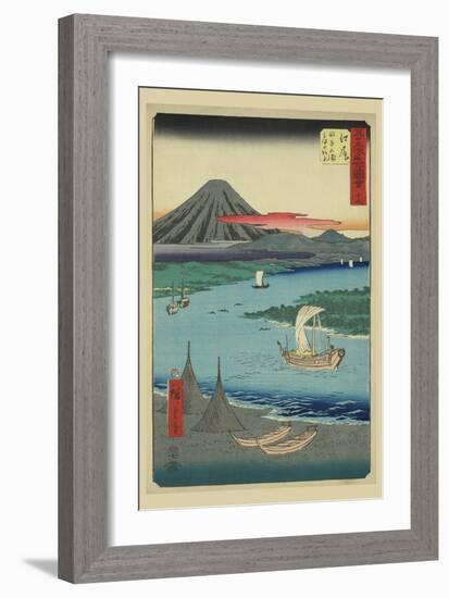 Ejiri-Ando Hiroshige-Framed Art Print