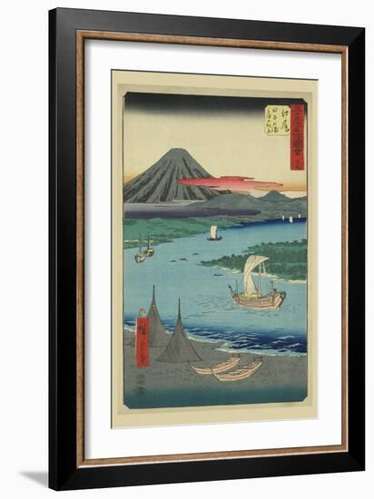 Ejiri-Ando Hiroshige-Framed Art Print