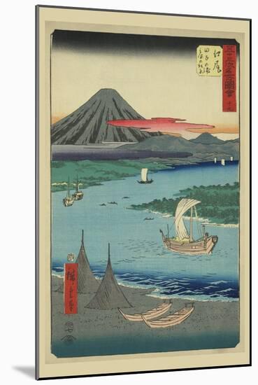 Ejiri-Ando Hiroshige-Mounted Art Print