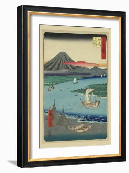 Ejiri-Ando Hiroshige-Framed Art Print