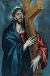 Christ Carrying the Cross - Peinture De Domenikos Theotokopoulos Dit El Greco (1541-1614) - Ca 1590-El (1541-1614) Greco-Framed Giclee Print