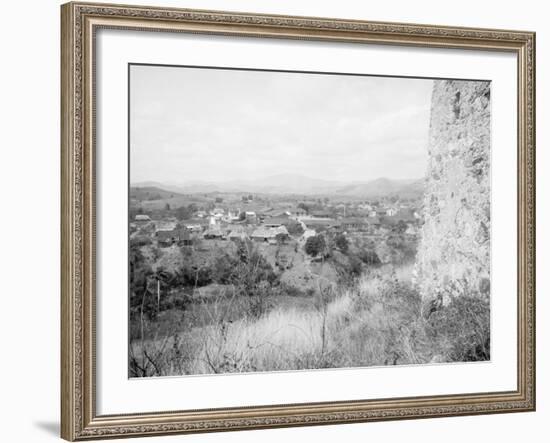 El Caney from the Fort, Santiago De Cuba-null-Framed Photo