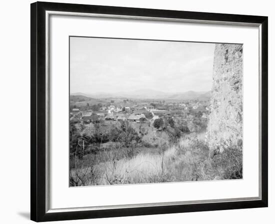 El Caney from the Fort, Santiago De Cuba-null-Framed Photo