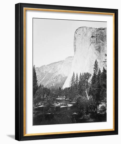 El Capitain - 3600 ft., Yosemite-Carleton E Watkins-Framed Giclee Print