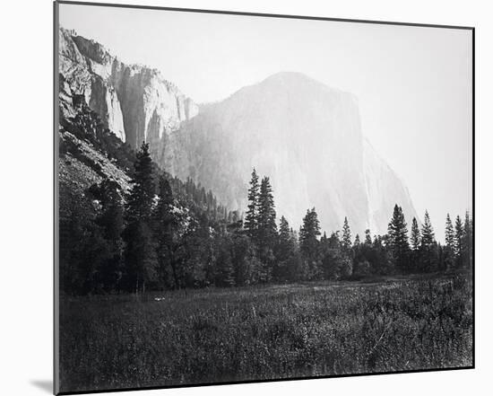 El Capitan - 3600 ft. Yosemite-Carleton E Watkins-Mounted Giclee Print