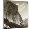 El Capitan and Half Dome, Yosemite Valley, California, USA, 1902-Underwood & Underwood-Mounted Photographic Print