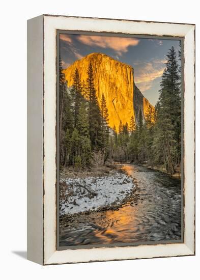 El Capitan and Merced River, Yosemite, California.-John Ford-Framed Premier Image Canvas
