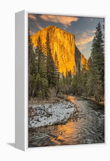 El Capitan and Merced River, Yosemite, California.-John Ford-Framed Premier Image Canvas