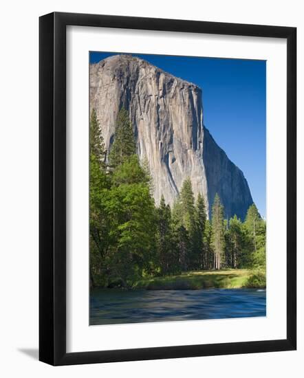 El Capitan and Merced River. Yosemite National Park, CA-Jamie & Judy Wild-Framed Photographic Print