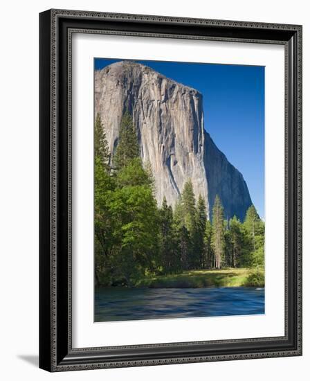 El Capitan and Merced River. Yosemite National Park, CA-Jamie & Judy Wild-Framed Photographic Print