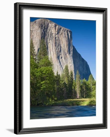 El Capitan and Merced River. Yosemite National Park, CA-Jamie & Judy Wild-Framed Photographic Print