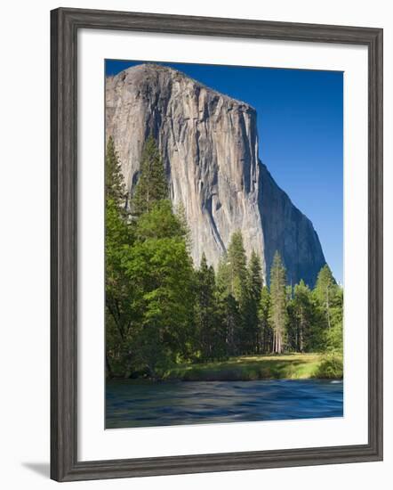 El Capitan and Merced River. Yosemite National Park, CA-Jamie & Judy Wild-Framed Photographic Print