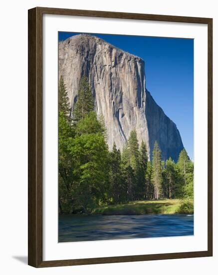 El Capitan and Merced River. Yosemite National Park, CA-Jamie & Judy Wild-Framed Photographic Print