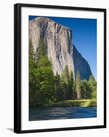 El Capitan and Merced River. Yosemite National Park, CA-Jamie & Judy Wild-Framed Photographic Print