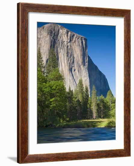 El Capitan and Merced River. Yosemite National Park, CA-Jamie & Judy Wild-Framed Photographic Print