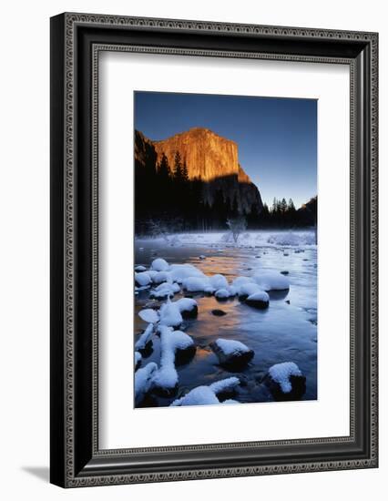 El Capitan and Merced River, Yosemite National Park, California, USA-Christopher Bettencourt-Framed Photographic Print