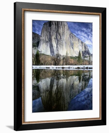 El Capitan and Merced River-Darrell Gulin-Framed Photographic Print