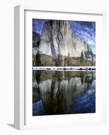 El Capitan and Merced River-Darrell Gulin-Framed Photographic Print