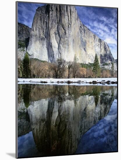 El Capitan and Merced River-Darrell Gulin-Mounted Photographic Print