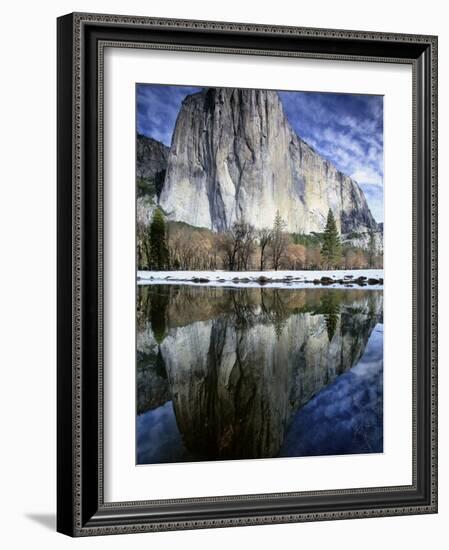 El Capitan and Merced River-Darrell Gulin-Framed Photographic Print