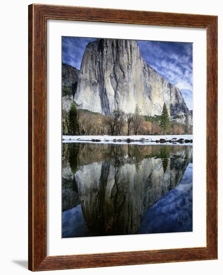 El Capitan and Merced River-Darrell Gulin-Framed Photographic Print