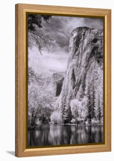 El Capitan and the Merced River, Infrared-Vincent James-Framed Premier Image Canvas