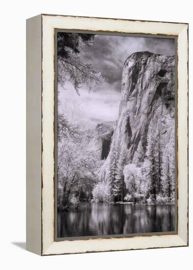 El Capitan and the Merced River, Infrared-Vincent James-Framed Premier Image Canvas