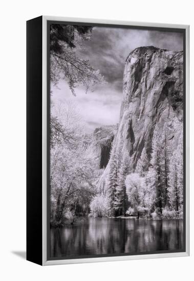 El Capitan and the Merced River, Infrared-Vincent James-Framed Premier Image Canvas