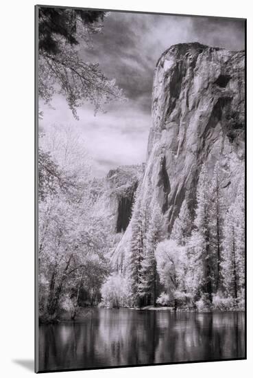 El Capitan and the Merced River, Infrared-Vincent James-Mounted Photographic Print