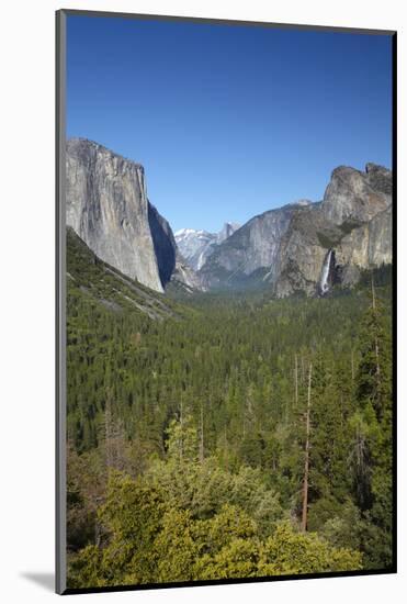 El Capitan, Half Dome, and Bridalveil Fall, Yosemite NP, California-David Wall-Mounted Photographic Print