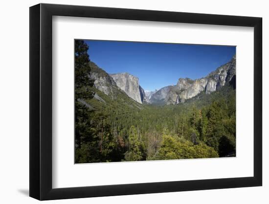 El Capitan, Half Dome, and Bridalveil Fall, Yosemite NP, California-David Wall-Framed Photographic Print