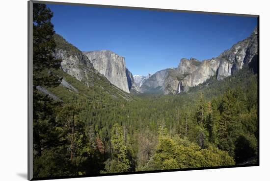 El Capitan, Half Dome, and Bridalveil Fall, Yosemite NP, California-David Wall-Mounted Photographic Print