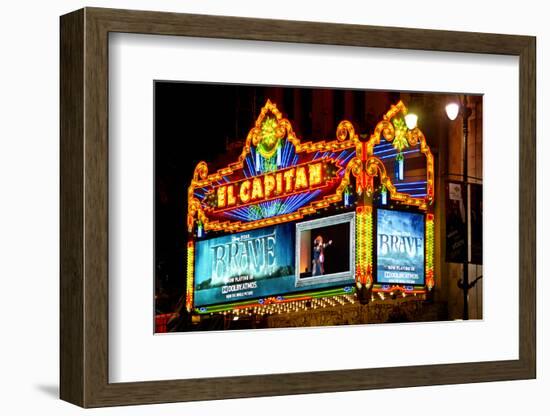 El Capitan - Hollywood Boulevard - Los Angles - Californie - United States-Philippe Hugonnard-Framed Photographic Print