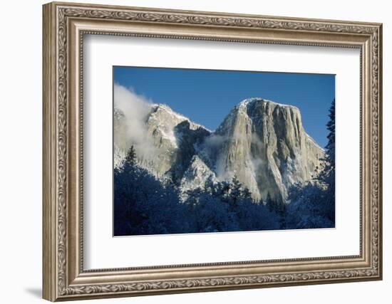 El Capitan Mountain-George D Lepp-Framed Photographic Print