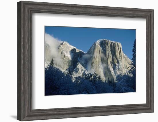 El Capitan Mountain-George D Lepp-Framed Photographic Print