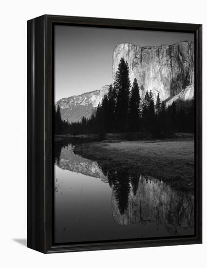 El Capitan Reflected in Merced River, Yosemite National Park, California, USA-Adam Jones-Framed Premier Image Canvas