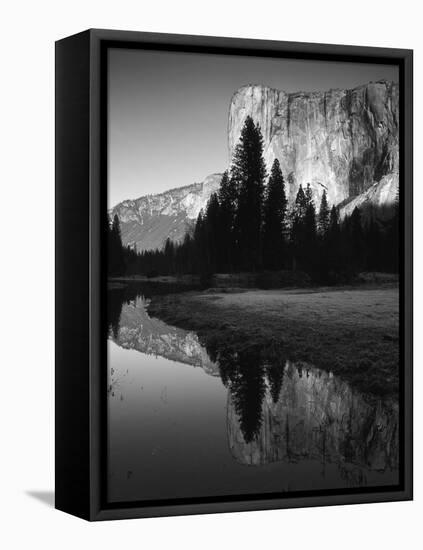 El Capitan Reflected in Merced River, Yosemite National Park, California, USA-Adam Jones-Framed Premier Image Canvas