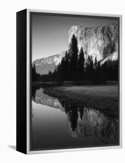 El Capitan Reflected in Merced River, Yosemite National Park, California, USA-Adam Jones-Framed Premier Image Canvas